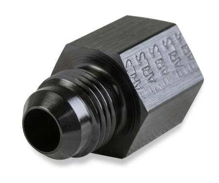 Earl's -6 an Male to 16mm X 1.50 Female, Black AT9894DBJERL