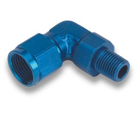 Earl's 90 Degree -6 an Female to 1/4" NPT Male Swivel 923106ERL