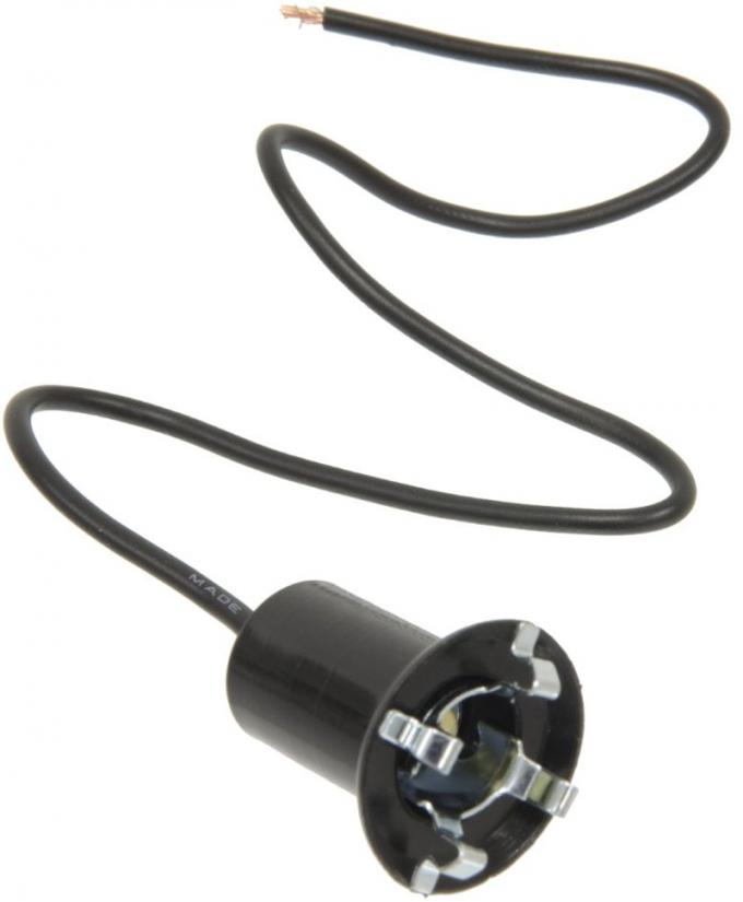 Corvette Instrument Panel Bulb Socket, 5/8" Hole, 1 Wire, 19531976