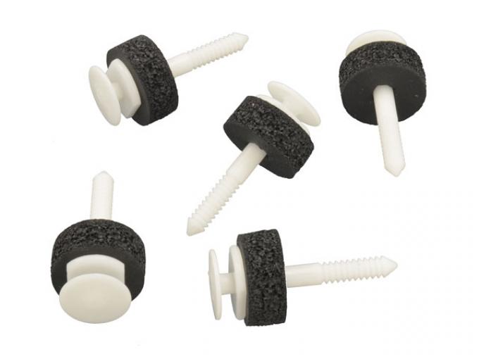 Redline Restomotive® 1997-2013 Chevrolet Corvette 5 Piece Male Door Panel / Headliner Retainer Hardware