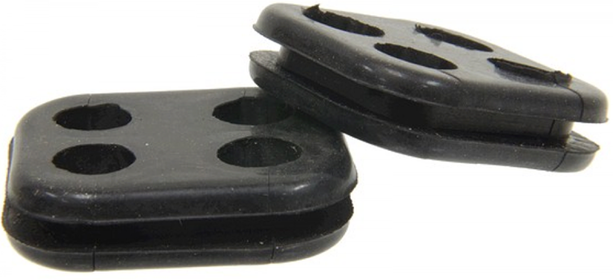 Corvette Spark Plug Wire Grommets, Square, Set of 2, 19651979
