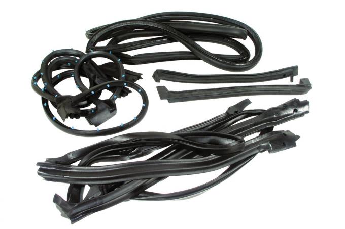Corvette Weatherstrip Kit, Coupe Body 7 Piece, Import, 1990-1996