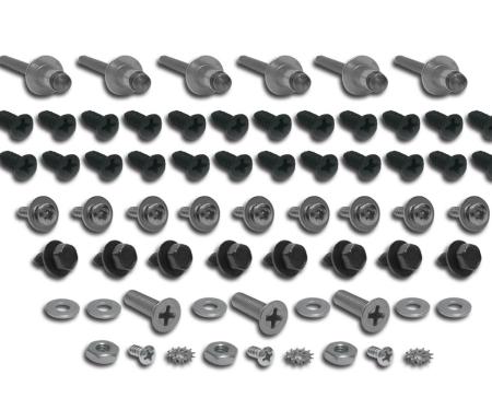 Corvette Rear Compartment Hardware Screw Set, 1973-1977