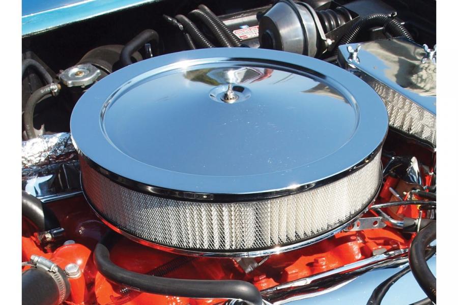 Corvette Air Cleaner Lid, Chrome, 19661972 Corvette Depot