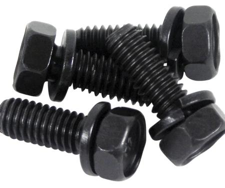 Redline Restomotive® 1965-1982 Chevrolet Corvette 4 Piece Stabilizer Bar Bushing Bracket Bolts