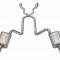 Pypes Crossmember Back w/X-Pipe Exhaust System 75-80 Corvette C3 Split Rear Dual Exit 2.5 in Intermediate And Tail Pipe Race Pro Mufflers/Hardware Incl Tip Not Incl Catalytic Converter Incl Exhaust SCC910RE