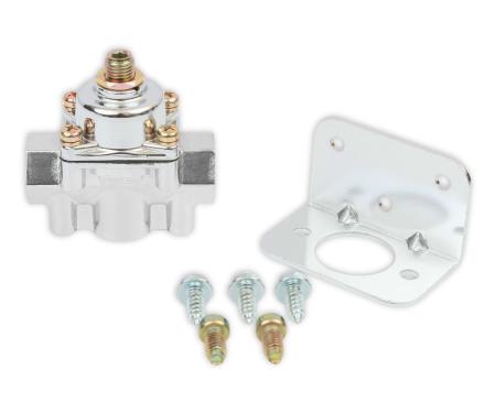 Holley Chrome Carbureted Fuel Pressure Regulator 12-804