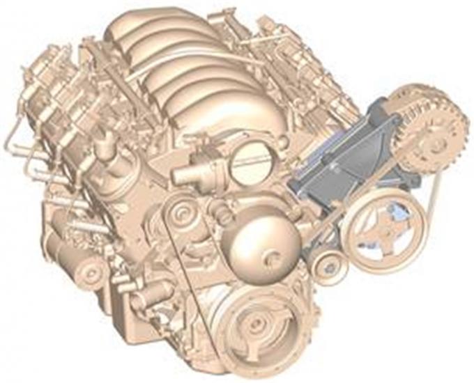 Holley LS/LT High-Mount Accessory Drive Bracket, Driver's Side P/S & Alt Bracket 20-135