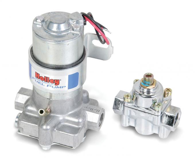 Holley 110 GPH Blue&reg; Electric Fuel Pump with Regulator 712-802-1