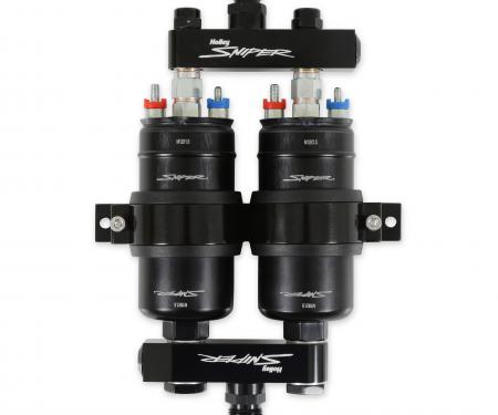 Holley Sniper 3.5 GPM Twin Pump and Manifold Kit 12-270