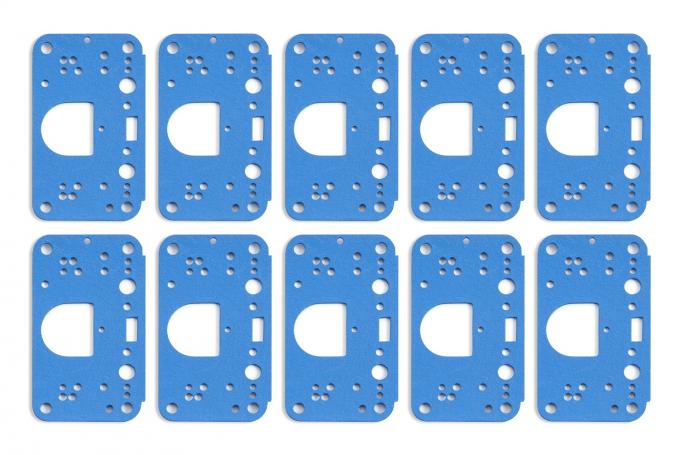 Holley Dominator 3 Circuit Metering Block Gasket 10-PK 108-198