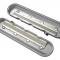 Holley Vintage Series Finned LS Valve Covers, Standard Height, Polished 241-131