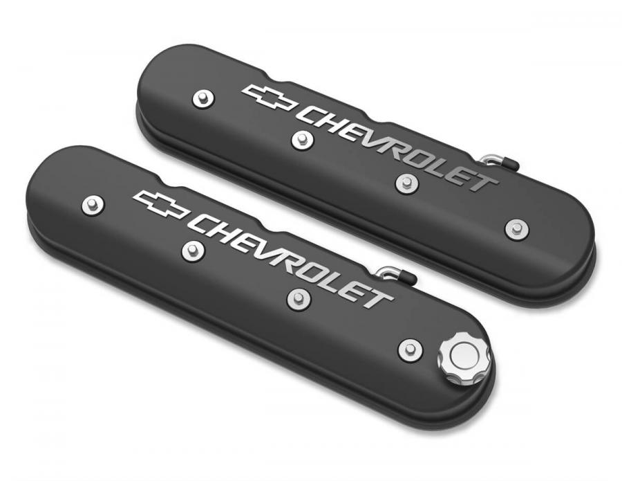 Geartronics Black Aluminum Valve Covers – Chevy GM LS1 LS2 LS3 LS6 LS7 5.3 5.7 6.0 6.2L