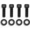 Holley GM Licensed Valve Cover, Track Series, SBC, Fabricated Aluminum, Perimeter Bolt, Black 241-288