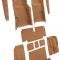 ACC 1971-1975 Chevrolet Corvette Coupe Auto Complete with Pad Cutpile Carpet