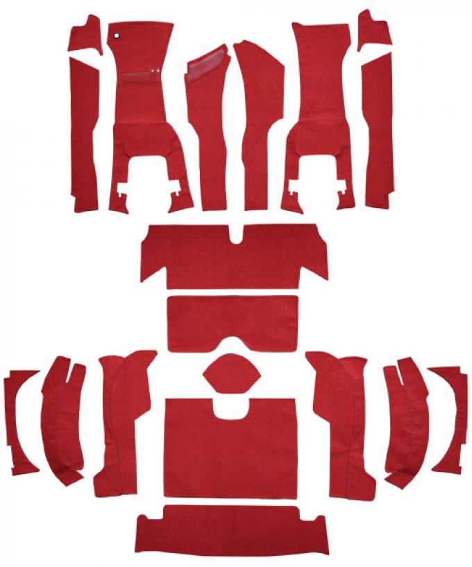 ACC 1963 Chevrolet Corvette Roadster Complete with Tool Box Cut Foam Loop Carpet