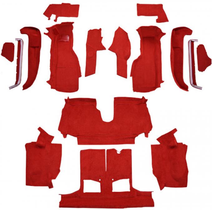 ACC 1992-1993 Chevrolet Corvette Convertible with 1 Door Latch Complete with Pad Cutpile Carpet