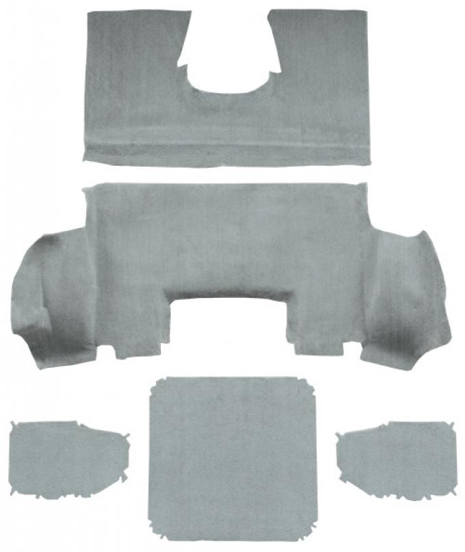 ACC 1997-2004 Chevrolet Corvette Coupe Rear with Pad Cutpile Carpet