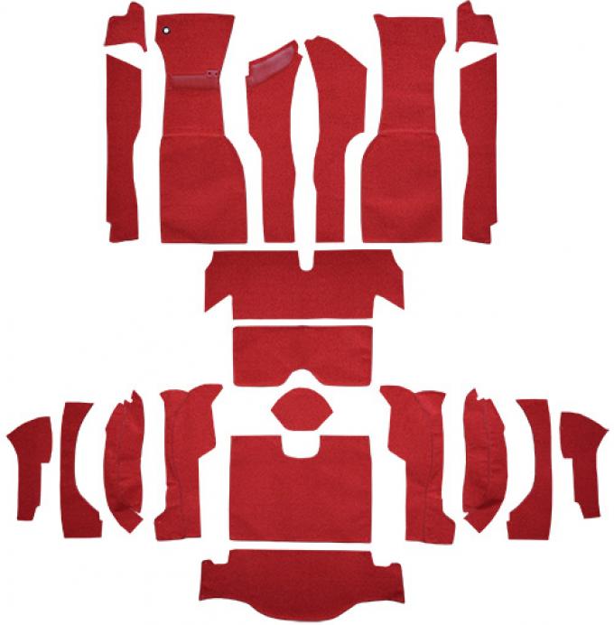 ACC 1963 Chevrolet Corvette Coupe Complete with 36 Gallon Tank Without Tool Box Cut No Pad Loop Carpet