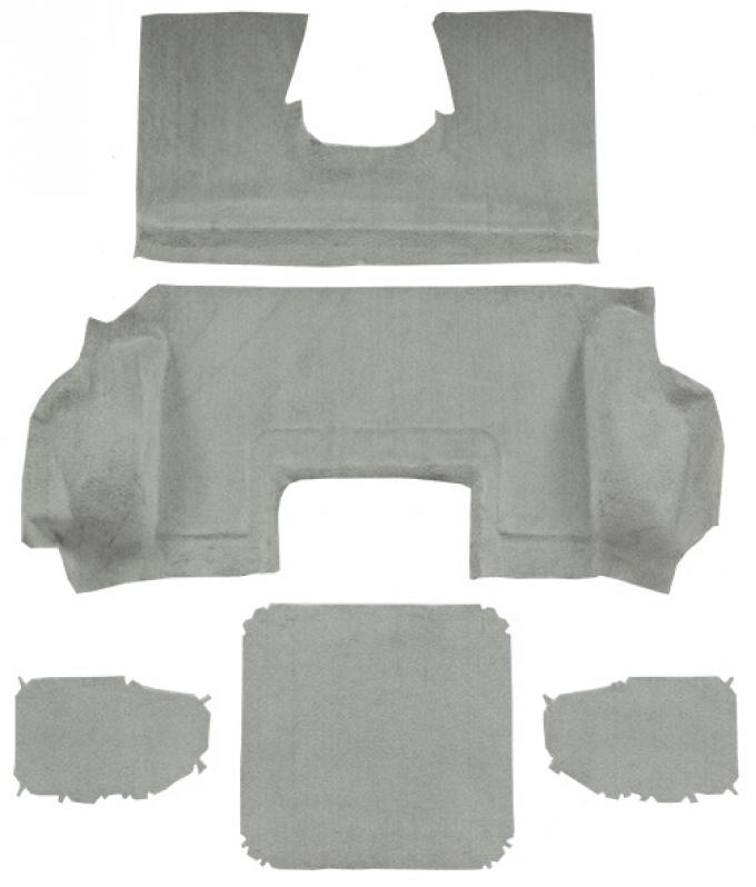 ACC 1999-2000 Chevrolet Corvette Hardtop Rear with Pad Cutpile Carpet