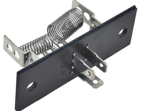 OER 1947-68 GM Passenger Car, Truck, Heater Blower Motor Resistor, without AC 3798317