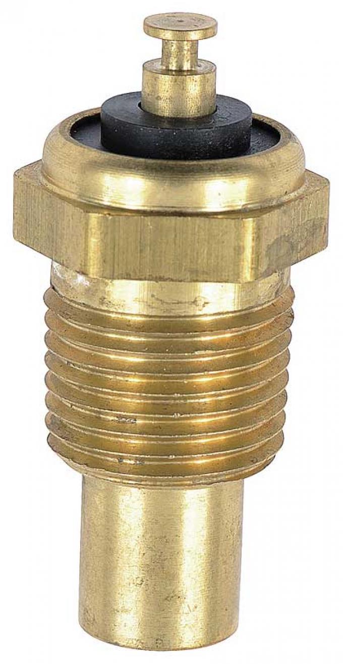 OER 1957-78 GM, Temperature Sending Unit, Single Pin, For Factory GM Gauges, Button-Style Terminal 748691