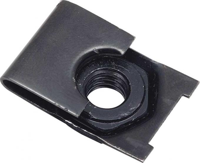 OER 1953-74 GM, J-Type Clip Nut, Fits 5/16-18 bolts, Black Phosphate Coated, Each 3784845