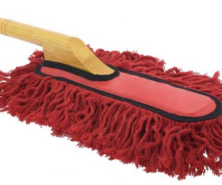 OER Car Duster, 24" Long Overall, Mop Head 14" Long, Wood Handle 62441