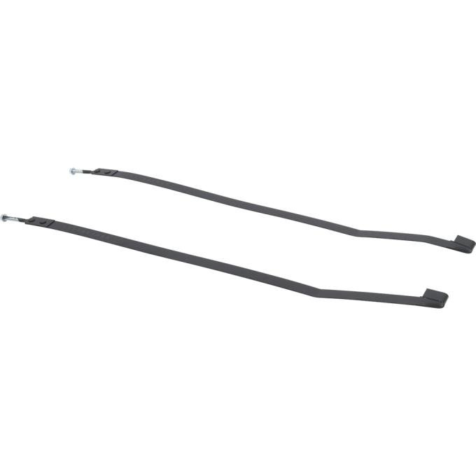 OER 1978-1982 Chevrolet Corvette, Fuel Tank Mounting Straps, EDP Coated, Galvanized Steel YC111259
