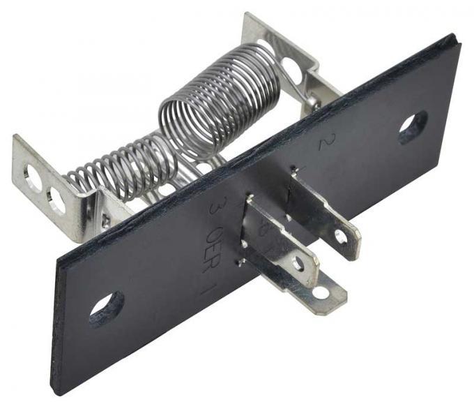 OER 1947-68 GM Passenger Car, Truck, Heater Blower Motor Resistor, without AC 3798317