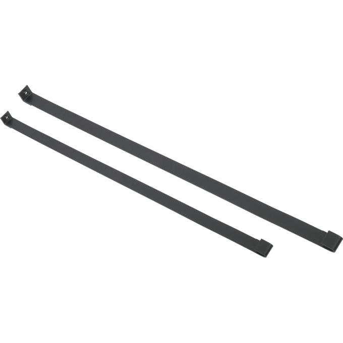 OER 1968-74 Chevrolet Corvette, Fuel Tank Mounting Straps, EDP Coated, Galvanized Steel, Pair YC111257