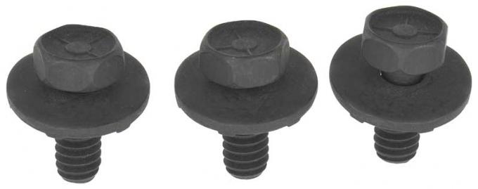 OER 1959-72 Buick, Chevy Pontiac, Oldsmobile, Trunk Latch Mounting Bolt Set, Various Models 153580