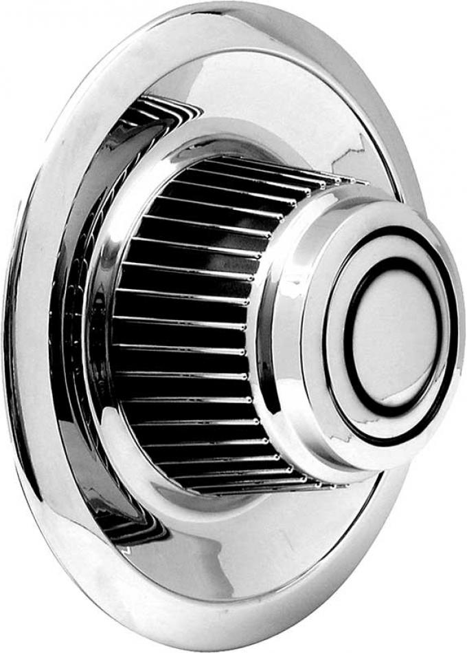 OER 1968-81 Camaro, Impala, Chevelle, Nova, Chrome, Rally Wheel Cap, Plastic, w/o Wording, Each WK1013