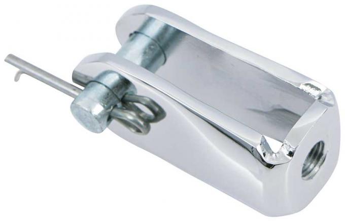OER Brake Pedal Clevis, Chrome Plated, 3/8"-24 153660C