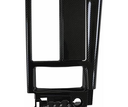 OER 1994-96 Corvette C4, Console Shift Plate, 6-Speed Manual Trans, Black Carbon Fiber Finish 10161884C
