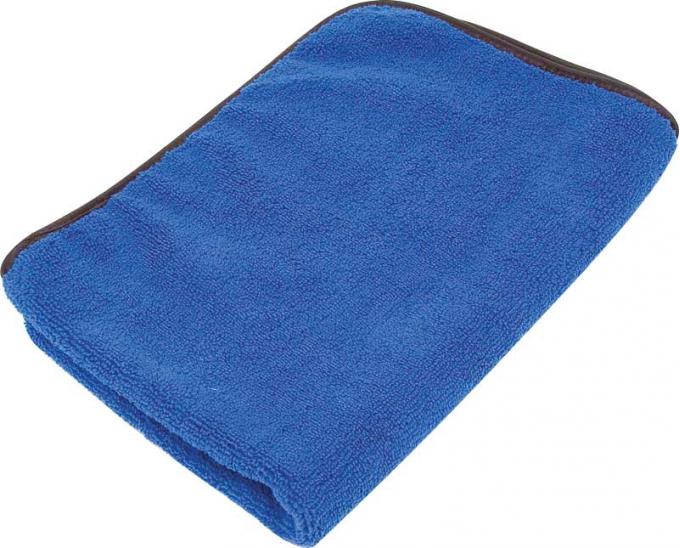 OER 16" x 24" Blue Monster Microfiber Towel - Each K89807