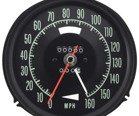 OER 1968 Chevrolet Corvette, 160 Mph Speedometer, with Speed Warning 6480910