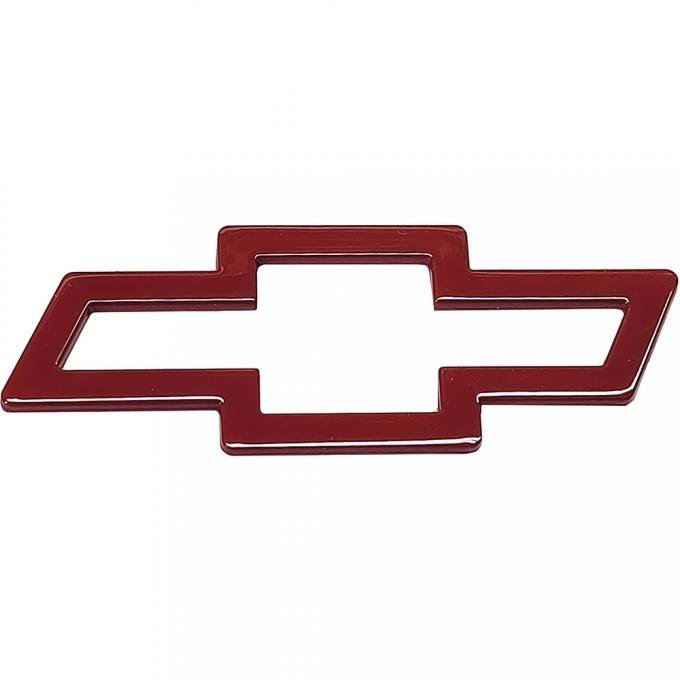 1993-2005 Camaro, Corvette, Impala, Monte Carlo, Lumina, "Bow Tie" Rear Panel & Deck Lid Emblem, Red, Various Models, GM Licensed