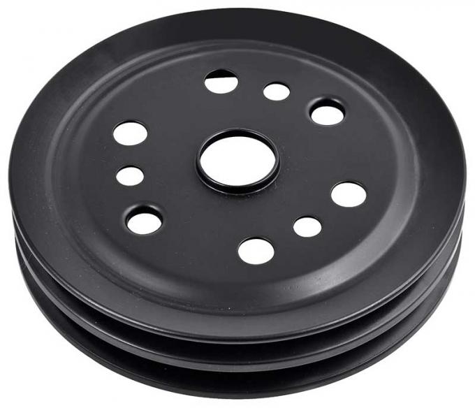 OER 1957-1972 Chevy, Double Groove Crankshaft Pulley, Small Block, Short Water Pump, , 6-3/4"OD 3744043