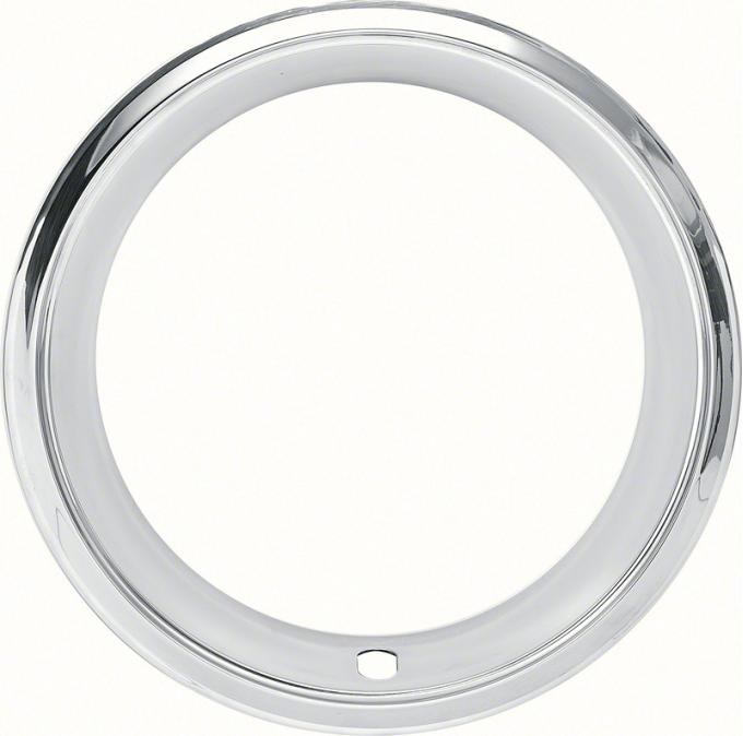 OER 1967-88 GM, Wheel Trim Ring, 14" x 7", , 2-7/8" Deep Step Lip for Repro Rally Wheels , Stainless Steel, Each 5459101