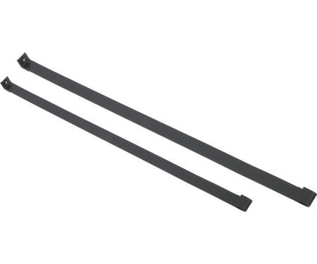 OER 1968-74 Chevrolet Corvette, Fuel Tank Mounting Straps, EDP Coated, Galvanized Steel, Pair YC111257
