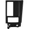 OER 1994-96 Corvette C4, Console Shift Plate, 6-Speed Manual Trans, Black Rubber Coated 10161884B