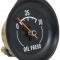 OER 1972-73 Corvette, Oil Pressure Gauge, with White Markings, Mechanical 6462928W