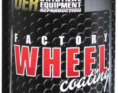 OER Factory Wheel Paint, Rally Wheel Paint, Argent Silver / Green, 16 Oz Aerosol Can (Net Wt. 12 Oz) K89325