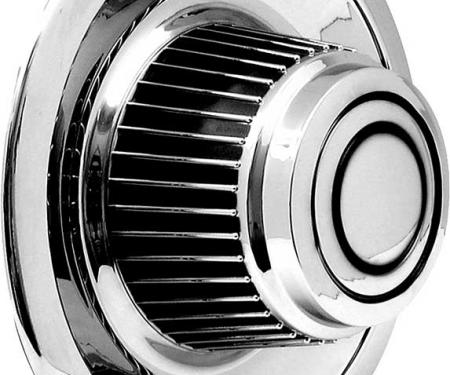 OER 1968-81 Camaro, Impala, Chevelle, Nova, Chrome, Rally Wheel Cap, Plastic, w/o Wording, Each WK1013
