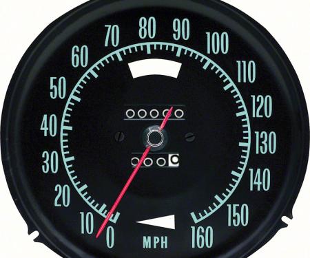 OER 1969-71 Corvette, Speedometer,160 MPH, without Speed Warning 6492696