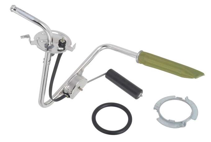 1968-74 Chevrolet Corvette, Fuel Sending Unit, With Single 3/8" Outlet, Stainless Steel