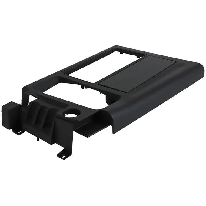 OER 1994-96 Corvette C4, Console Shift Plate, 6-Speed Manual Trans, Black Rubber Coated 10161884B