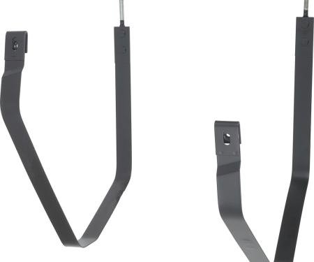 OER 1984-1996 Chevrolet Corvette, Fuel Tank Mounting Straps, EDP Coated, Galvanized Steel YC111260