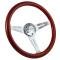 Horn Button Cap, For 6 Bolt Wheels, With Bow Tie Logo, Polished